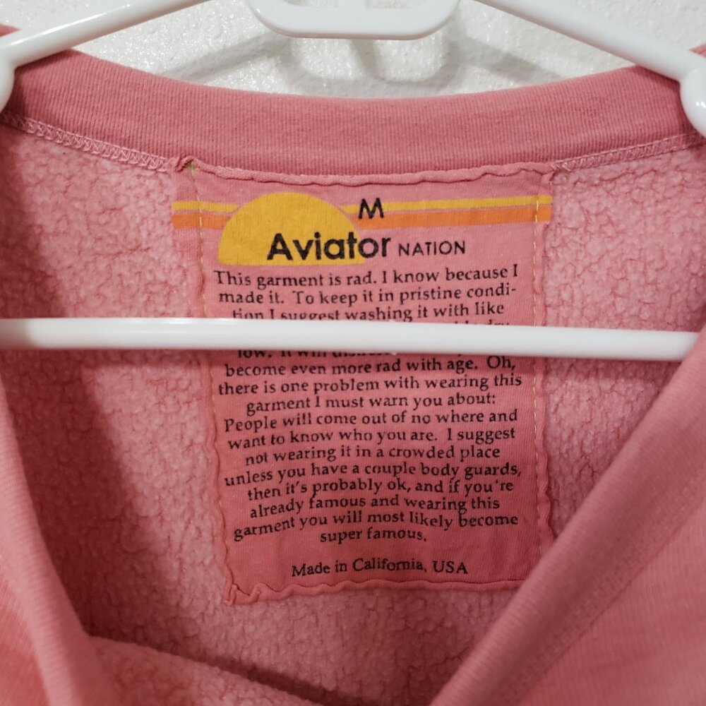 Aviator Nation Bolt Cropped Sweatshirt - Picture 15 of 16
